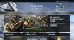 Desktop Screenshot of airbornskillz.com